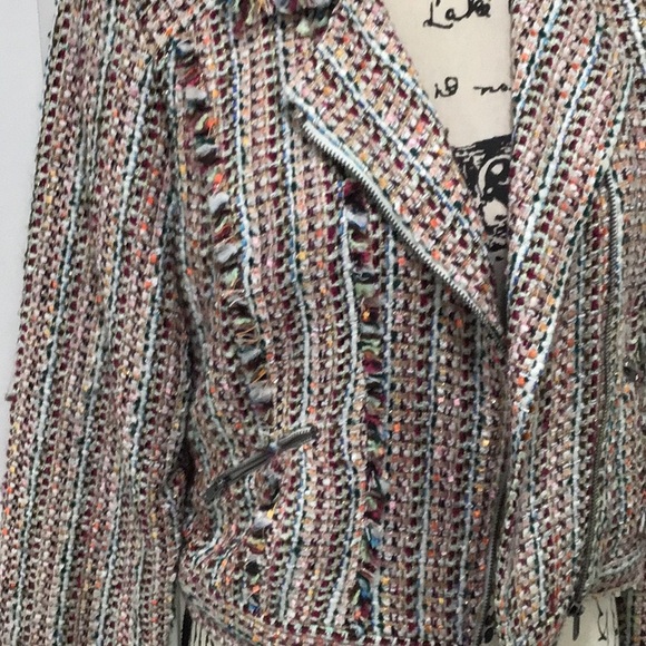 🆕AMERICAN RAG Tweed  Multi Colored Blazer - Picture 7 of 15